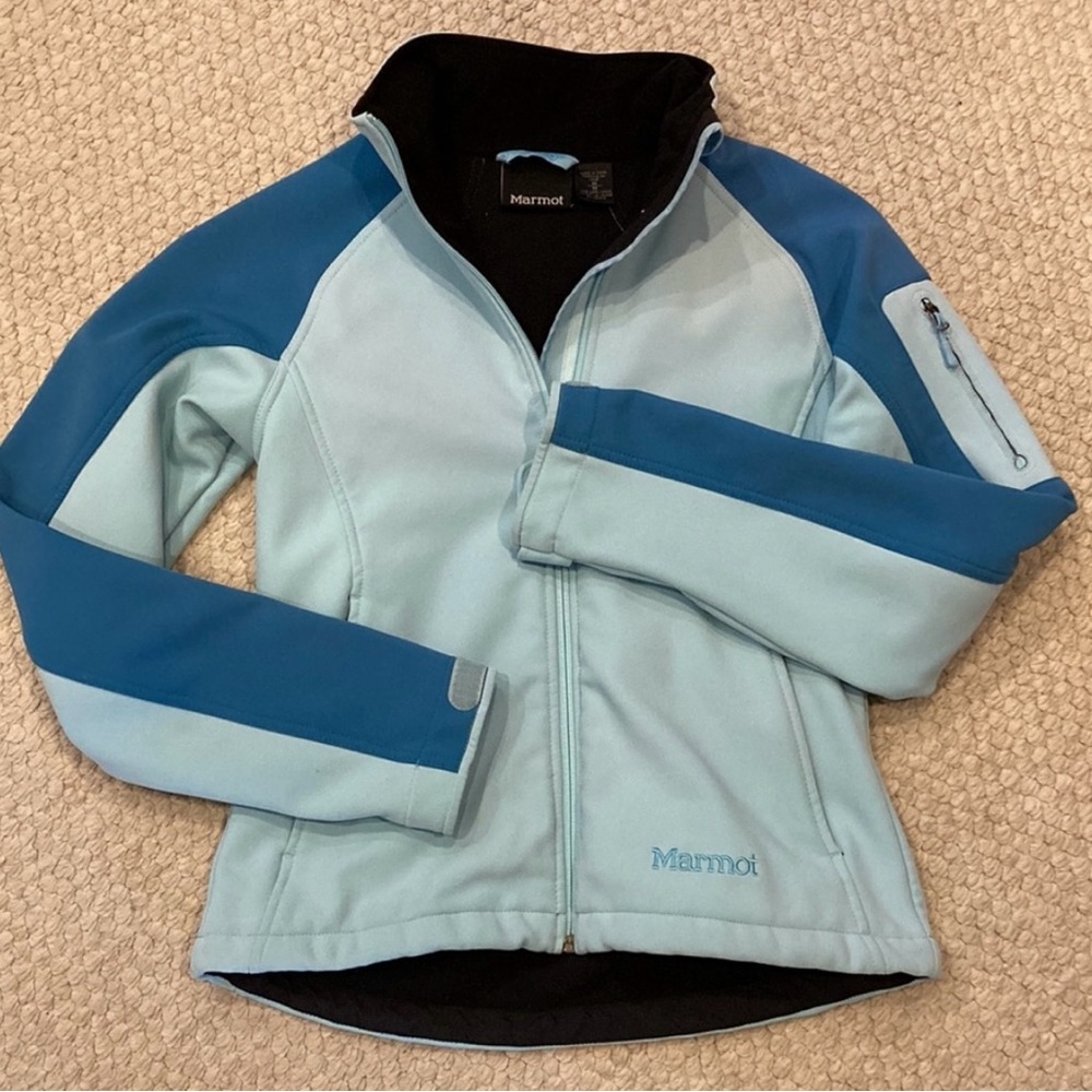 Marmot Sky Blue and Teal Jacket xs